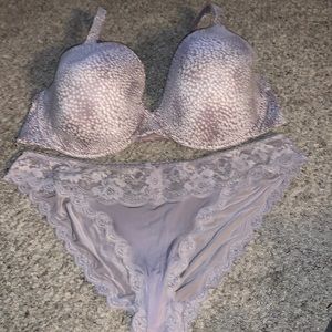 Body by Victoria Lined Perfect Coverage 40dd and Dream Angels Cheekini XL Mauve